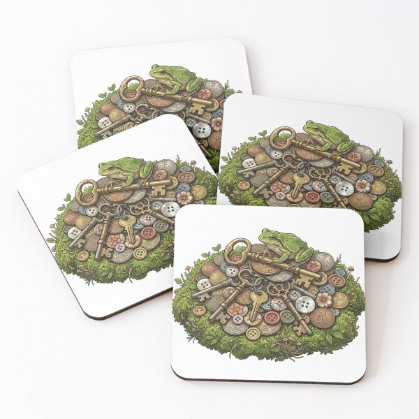 Item preview, Shiny Trinkets & Frog - Chaotic Goblincore Aesthetic designed and sold by Retro Mood Co.