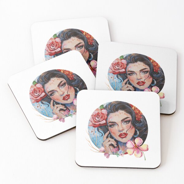 Item preview, Woman with Flowers  designed and sold by FlowerSeller1.