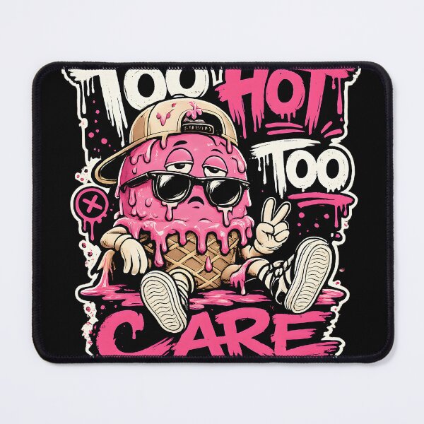 Item preview, Chill Melting Ice Cream Streetwear - Too Hot To Care designed and sold by artdesingart.