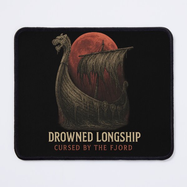 Item preview, Drowned Longship Cursed By The Fjord Viking Ghost Ship designed and sold by Mythborn Saga.