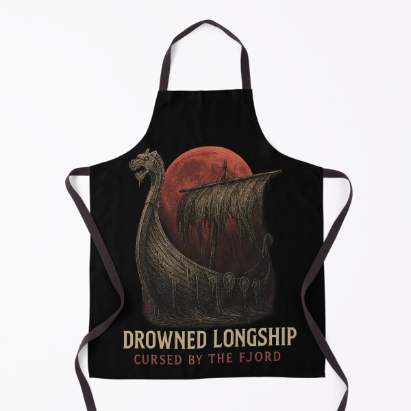 Item preview, Drowned Longship Cursed By The Fjord Viking Ghost Ship designed and sold by Mythborn Saga.