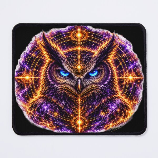 Item preview, Cosmic Guardians: Owl – Astral Protector designed and sold by KingofHearts25.