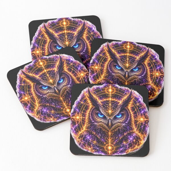 Item preview, Cosmic Guardians: Owl – Astral Protector designed and sold by KingofHearts25.