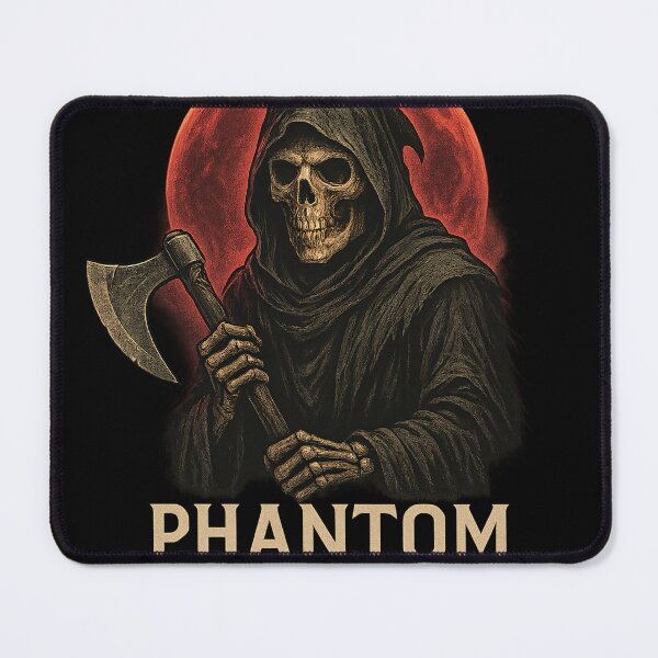Item preview, Phantom Captain Hooded Grim Reaper Viking Axe Blood Moon designed and sold by Mythborn Saga.