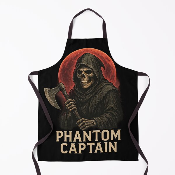 Item preview, Phantom Captain Hooded Grim Reaper Viking Axe Blood Moon designed and sold by Mythborn Saga.