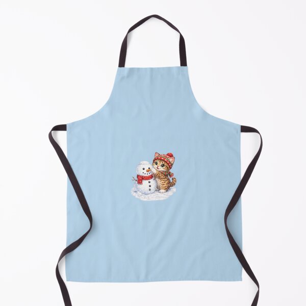 Item preview, cat making a snowman designed and sold by PasoaPaso2025.