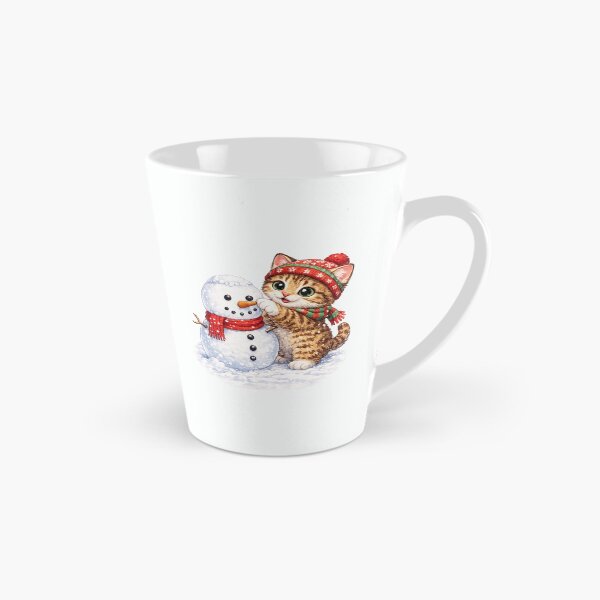 Item preview, cat making a snowman designed and sold by PasoaPaso2025.