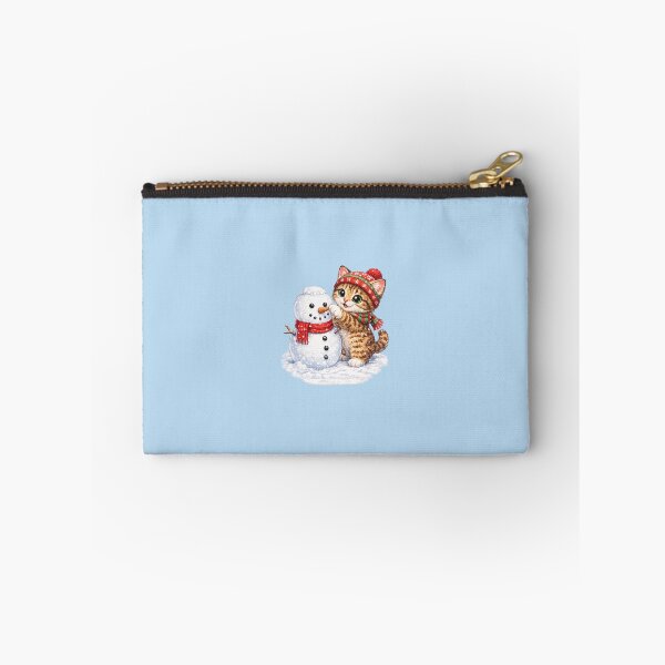 Item preview, cat making a snowman designed and sold by PasoaPaso2025.