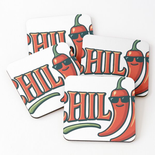 Item preview, Chill Chili Peppers Cool Sunglasses Funny Spicy Cartoon Design designed and sold by Hansonq.
