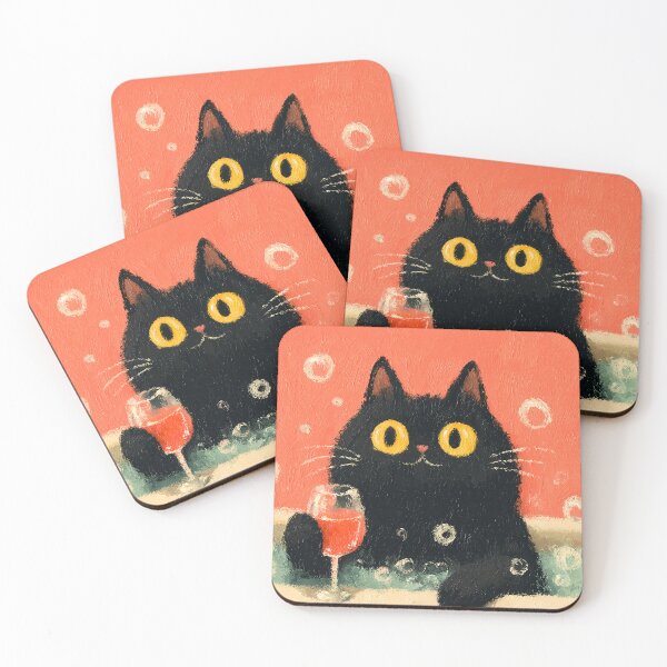 Item preview, Cat in Bubble Bath - S04 designed and sold by FlaskLab.