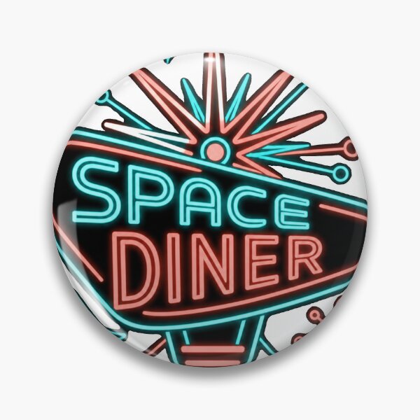 Item preview, Space Diner Atomic Starburst - 1950s Googie Architecture designed and sold by Retro Mood Co.