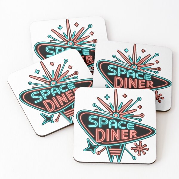 Item preview, Space Diner Atomic Starburst - 1950s Googie Architecture designed and sold by Retro Mood Co.