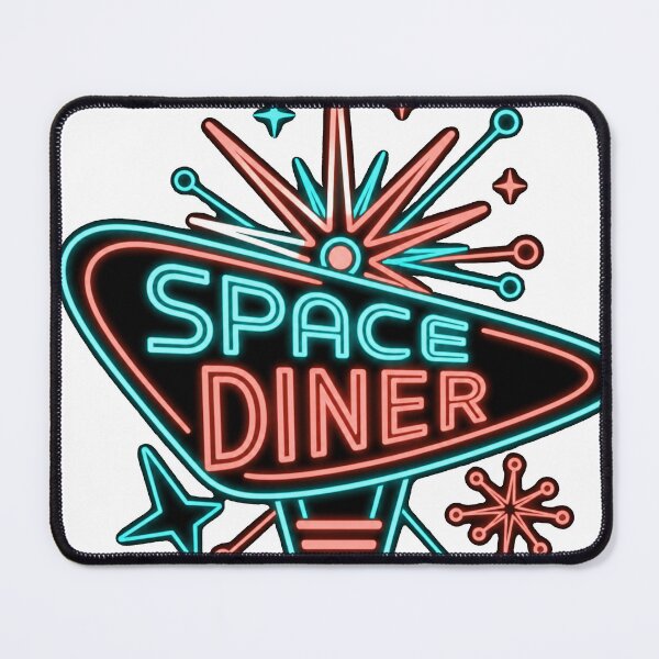Item preview, Space Diner Atomic Starburst - 1950s Googie Architecture designed and sold by Retro Mood Co.