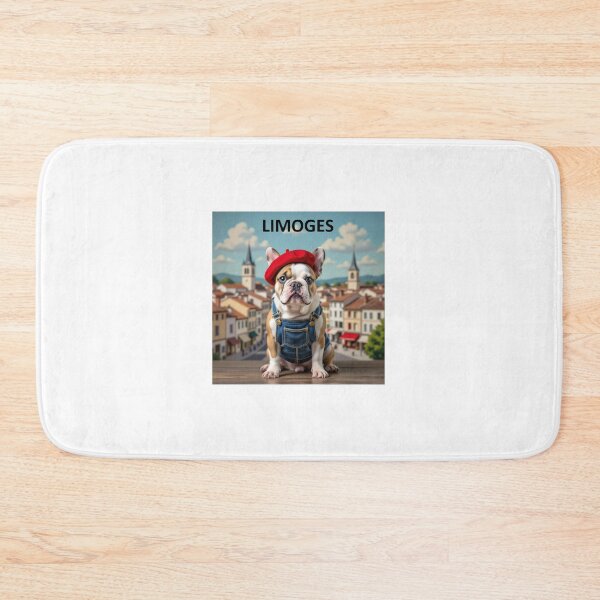 Item preview, Cute Frenchie in Limoges designed and sold by StickersNQuotes.