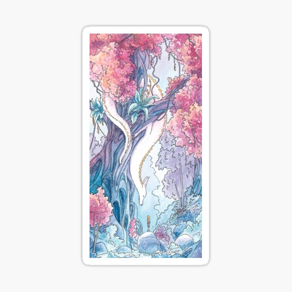 The Albino FoxDragon Sticker