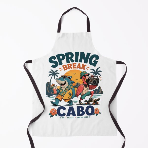 Item preview, Spring Break Cabo Retro Beach Party Vector Design designed and sold by Dimalol.
