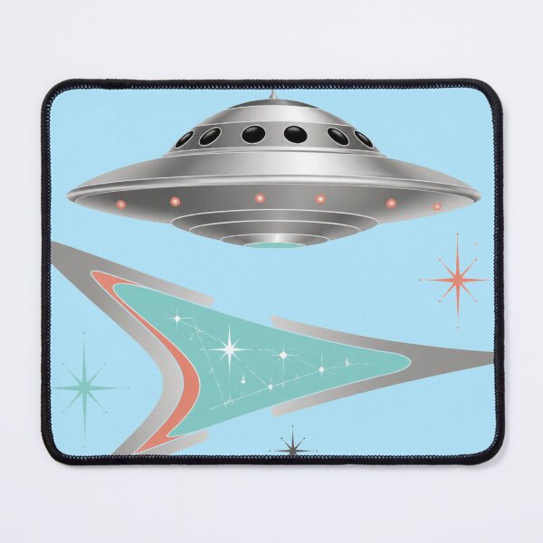 Item preview, Flying Saucer Boomerang - Mid Century Retro Futurism designed and sold by Retro Mood Co.