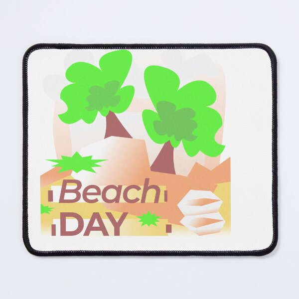 Item preview, Beach DAY Typography - Grainy Pastel Summer Graphic designed and sold by The Nomadic Designs.