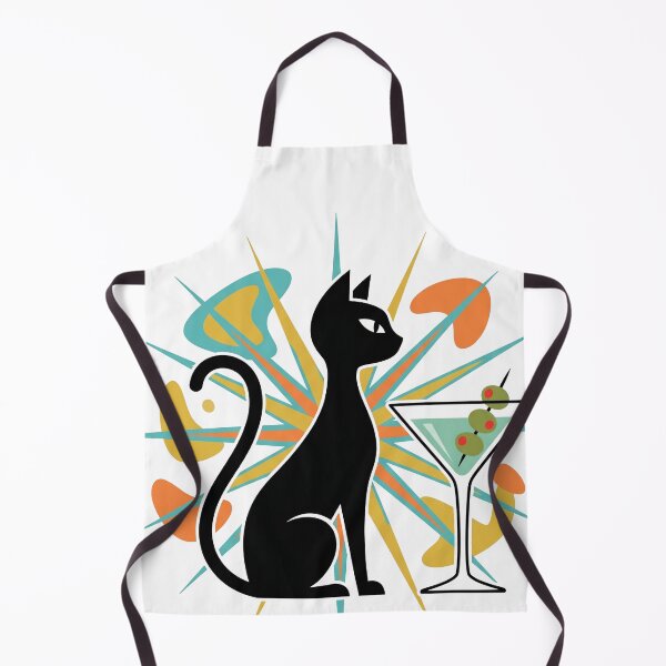 Item preview, Atomic Space Cat - Mid Century Modern 50s Retro designed and sold by Retro Mood Co.