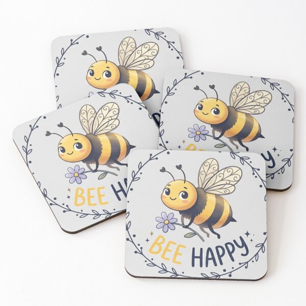 Item preview, Sweet Bee Happy designed and sold by Stickerhaus2.