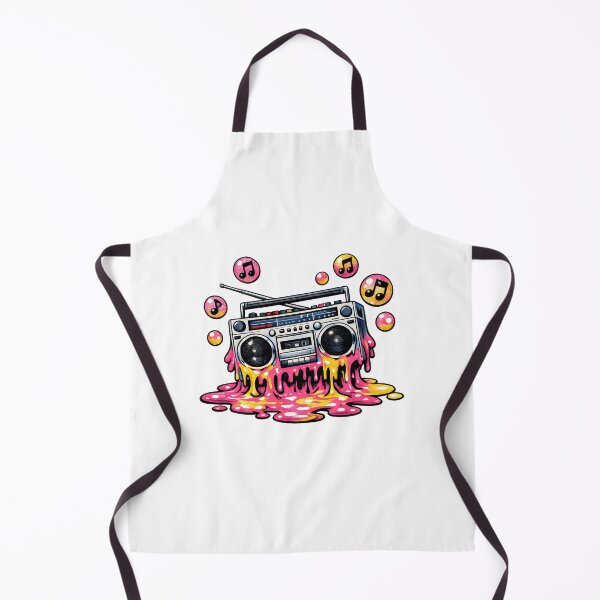 Item preview, Melting Neon Retro Boombox designed and sold by VintageArto.