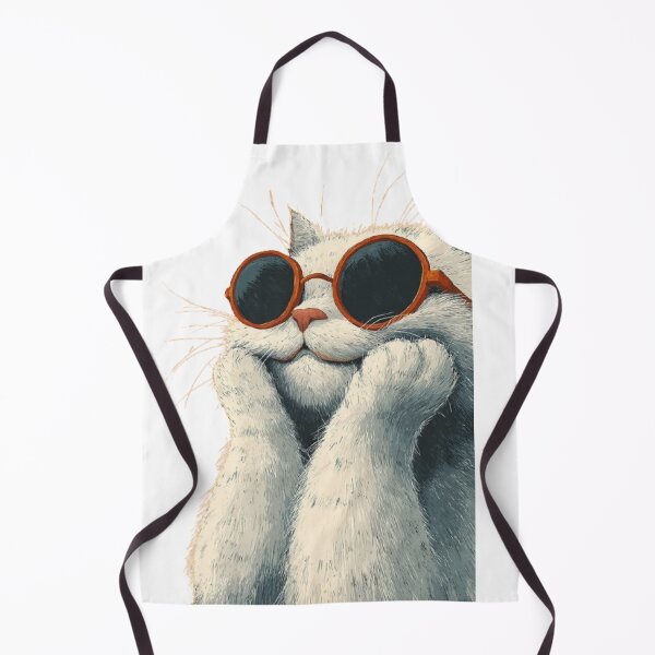 Item preview, Cool Cat with Sunglasses - Kawaii Summer Style designed and sold by AnyeloDesign.
