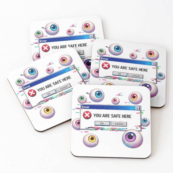 Item preview, You Are Safe Here - Weirdcore Windows 95 Error Message designed and sold by Retro Mood Co.