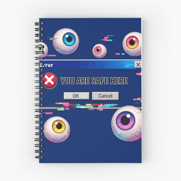 Item preview, You Are Safe Here - Weirdcore Windows 95 Error Message designed and sold by Retro Mood Co.