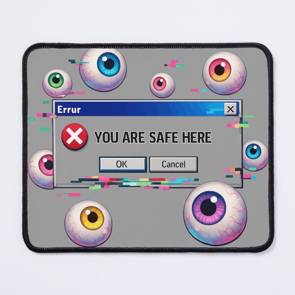 Item preview, You Are Safe Here - Weirdcore Windows 95 Error Message designed and sold by Retro Mood Co.