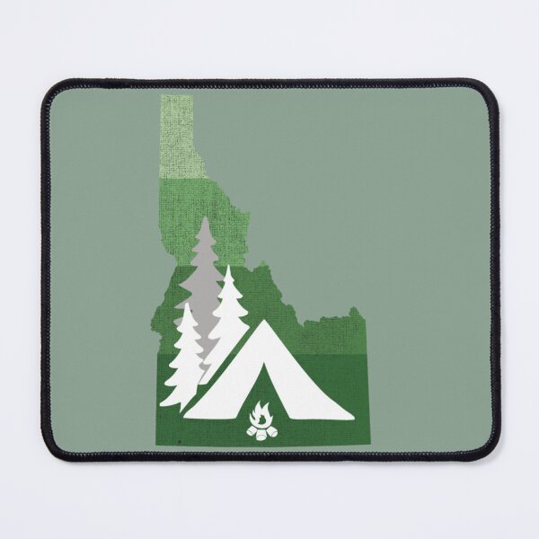 Item preview, Camping in Idaho designed and sold by ManyPaths.
