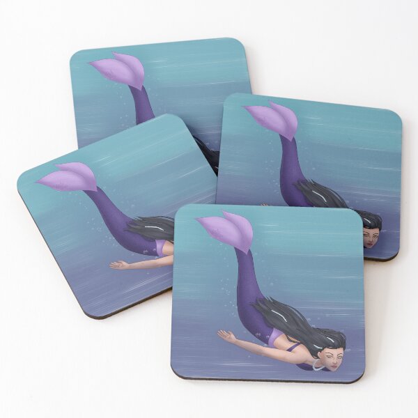 Item preview, Diving mermaid designed and sold by AssortedDrawings.