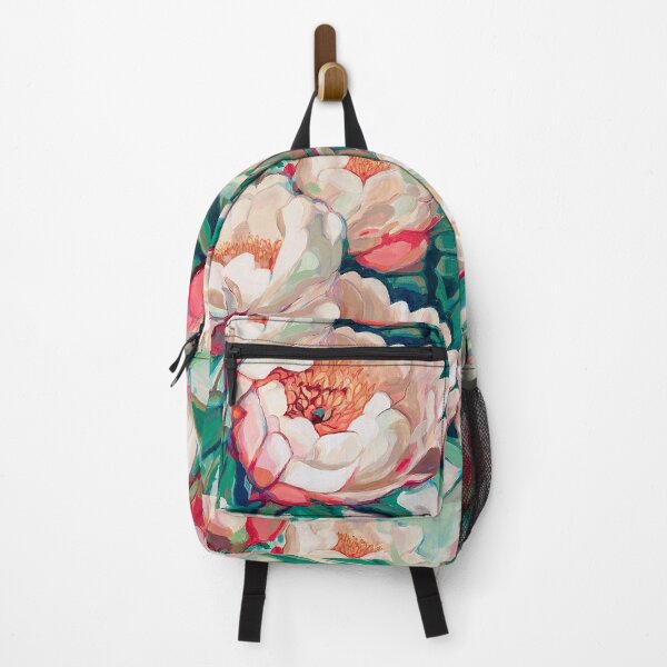 Item preview, Pink and White Peonies Flower Painting designed and sold by helenannestudio.