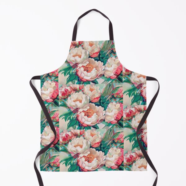 Item preview, Pink and White Peonies Flower Painting designed and sold by helenannestudio.