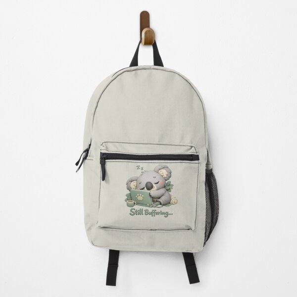 Item preview, Cute Sleepy Koala Laptop | Still Buffering Funny Animal Pun Design designed and sold by Moons Studio.