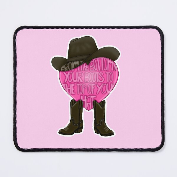 Item preview, Bottom of Your Boots Country Heart Quote designed and sold by Kaimarbe | Cute Stickers & Apparel.
