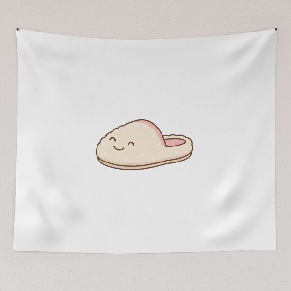 Item preview, Cute Smiling Cozy Slipper Illustration designed and sold by AbanoubStore.