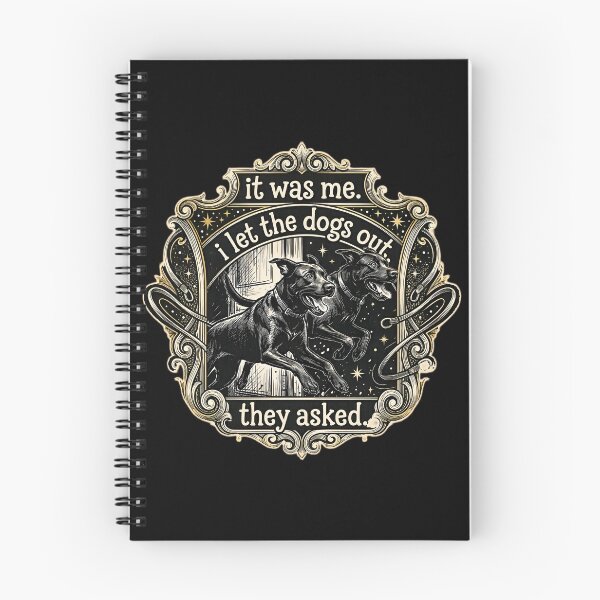 Item preview, Copy of It was Me I Let The Dogs Out They Asked Funny Dog Quote  designed and sold by gear-posters.