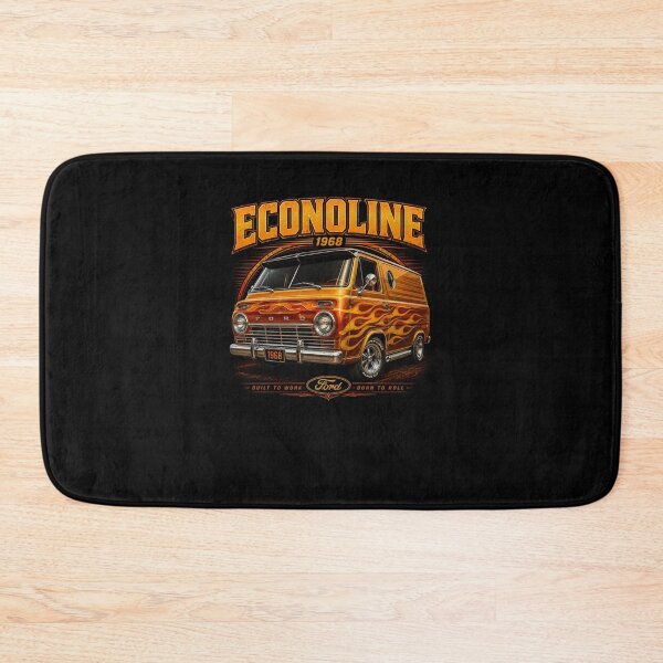Item preview, 1968 Ford Econoline Classic Van American Road Culture Vintage Art designed and sold by TheArtOfCar.