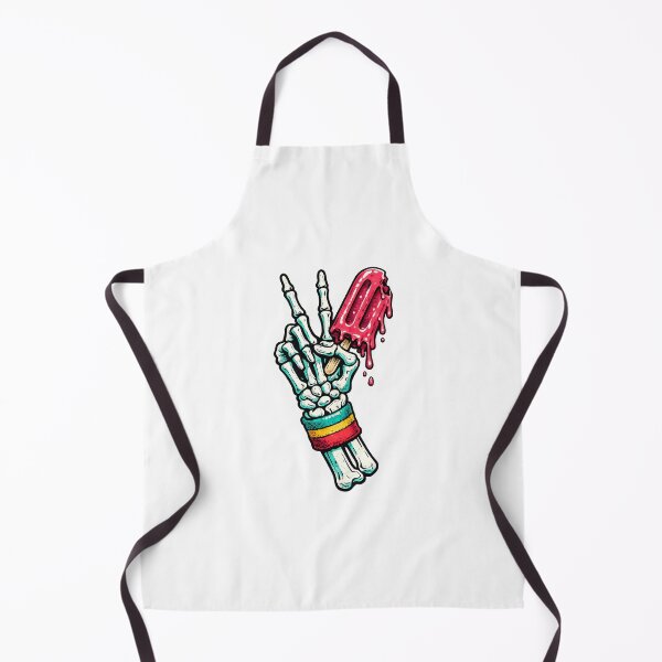 Item preview, Skeleton Peace Sign Melting Popsicle designed and sold by VintageArto.