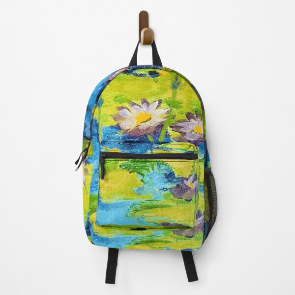 Item preview, Painted Water Lilies Abstract Expressionist designed and sold by helenannestudio.