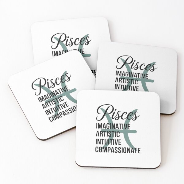 Item preview, Pisces Zodiac Sign – Imaginative Artistic Intuitive Compassionate Minimalist Astrology Design designed and sold by Cool-cat-art.