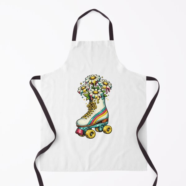 Item preview, Melting Daisy Retro Roller Skate designed and sold by VintageArto.