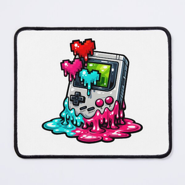 Item preview, Melting Retro Handheld Game Console designed and sold by VintageArto.