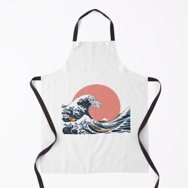 Item preview, Minimalist Blue Wave in Pink Circle designed and sold by NiftyWrx.