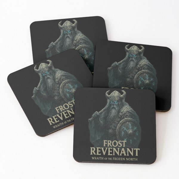 Item preview, Frost Revenant Viking Shield Helm of Awe Glow Eyes designed and sold by Mythborn Saga.