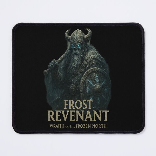 Item preview, Frost Revenant Viking Shield Helm of Awe Glow Eyes designed and sold by Mythborn Saga.