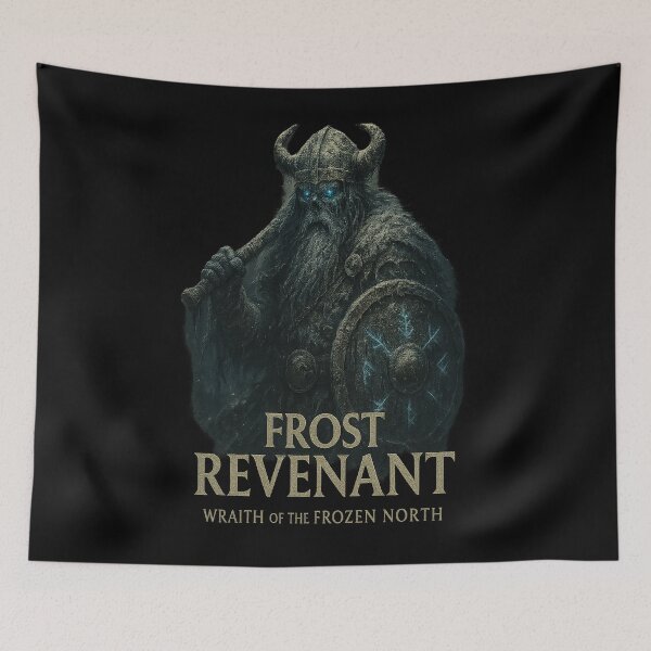 Item preview, Frost Revenant Viking Shield Helm of Awe Glow Eyes designed and sold by Mythborn Saga.