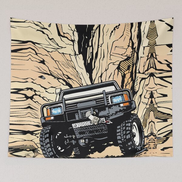 Item preview, Off Road Adventure Vehicle Canyon Art designed and sold by RamyGallery.