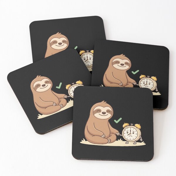 Item preview, Meditating Sloth Calm Time Illustration designed and sold by AbanoubStore.