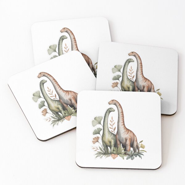 Artikelvorschau, Brachiosaurus & Ginkgo Aquarell entworfen und verkauft von NiftyWrx.